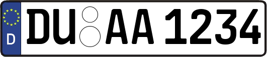 DU-AA1234