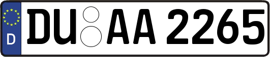 DU-AA2265