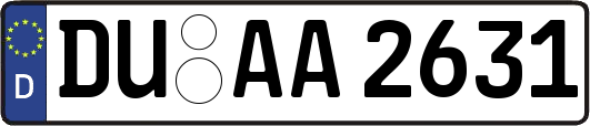 DU-AA2631