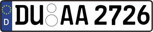 DU-AA2726
