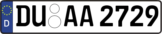 DU-AA2729
