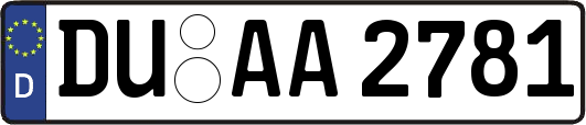DU-AA2781
