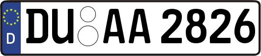 DU-AA2826