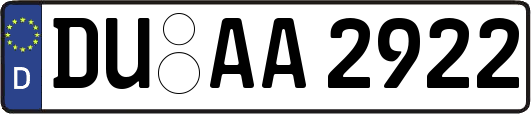 DU-AA2922
