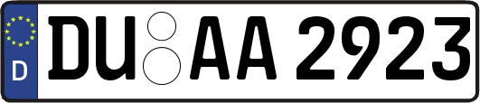 DU-AA2923