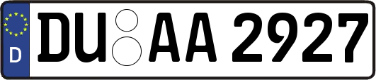 DU-AA2927
