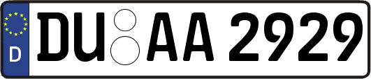 DU-AA2929