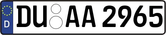 DU-AA2965