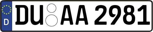 DU-AA2981