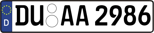 DU-AA2986