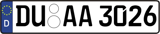DU-AA3026