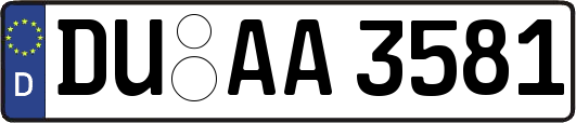 DU-AA3581