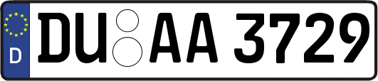 DU-AA3729