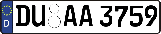DU-AA3759