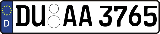 DU-AA3765