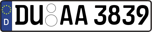DU-AA3839