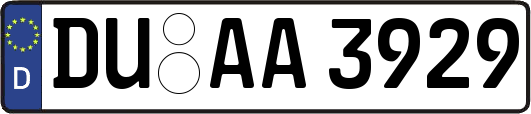 DU-AA3929