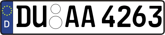 DU-AA4263
