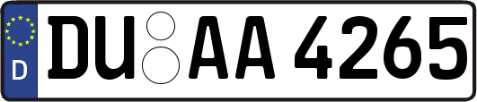 DU-AA4265