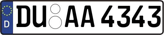 DU-AA4343