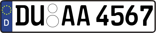 DU-AA4567