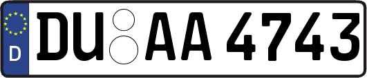 DU-AA4743