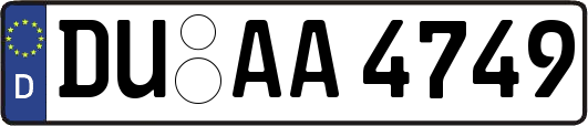 DU-AA4749