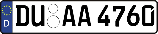DU-AA4760