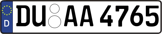 DU-AA4765