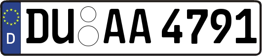 DU-AA4791
