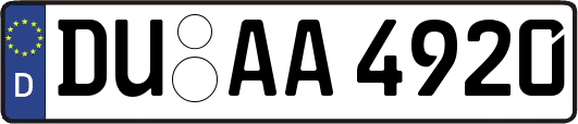 DU-AA4920