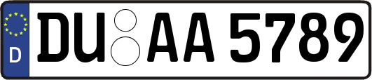 DU-AA5789