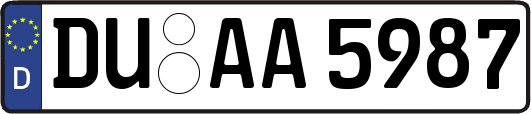DU-AA5987