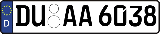 DU-AA6038