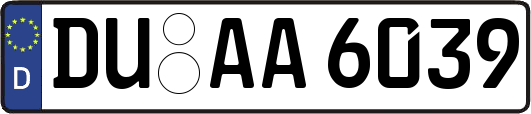 DU-AA6039