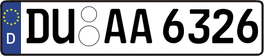 DU-AA6326
