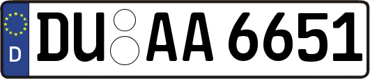 DU-AA6651