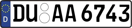 DU-AA6743