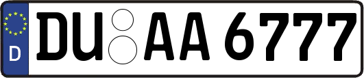 DU-AA6777