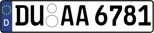 DU-AA6781