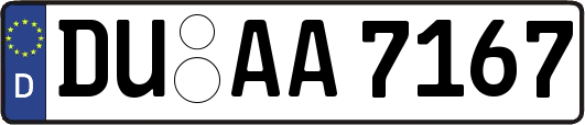 DU-AA7167