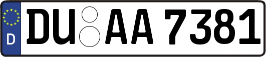 DU-AA7381