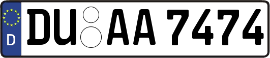 DU-AA7474