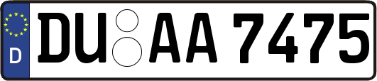 DU-AA7475