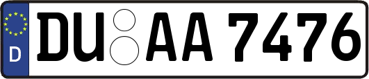 DU-AA7476