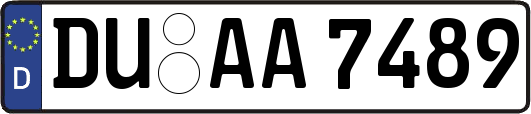 DU-AA7489