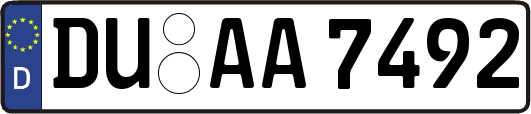 DU-AA7492