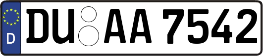 DU-AA7542