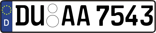 DU-AA7543