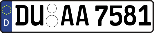 DU-AA7581